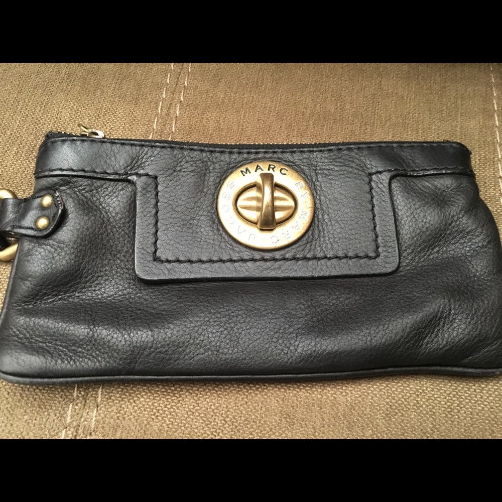 Marc Jacobs leather wristlet